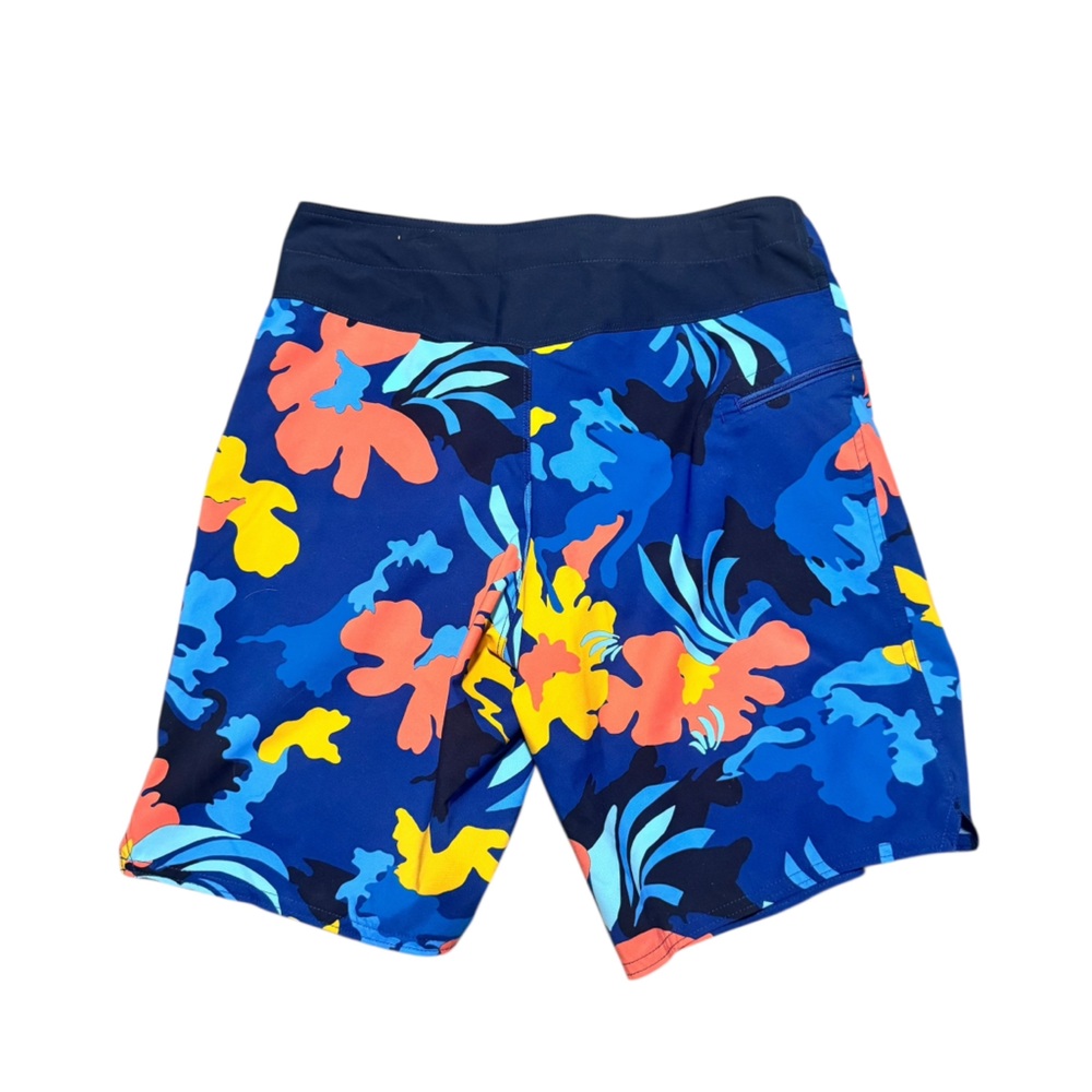 Patagonia Men's Stretch Planing Board Shorts Floral Hawaiian Swim Trunk Size 31 - Picture 3 of 5